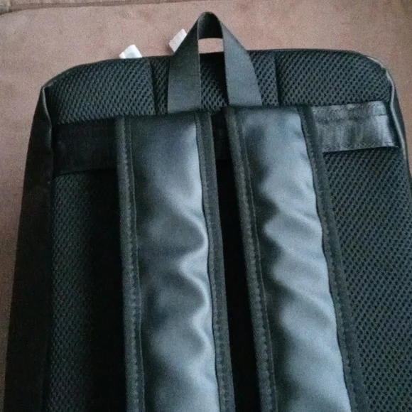 Black Leather Backpack - Picture 5 of 9